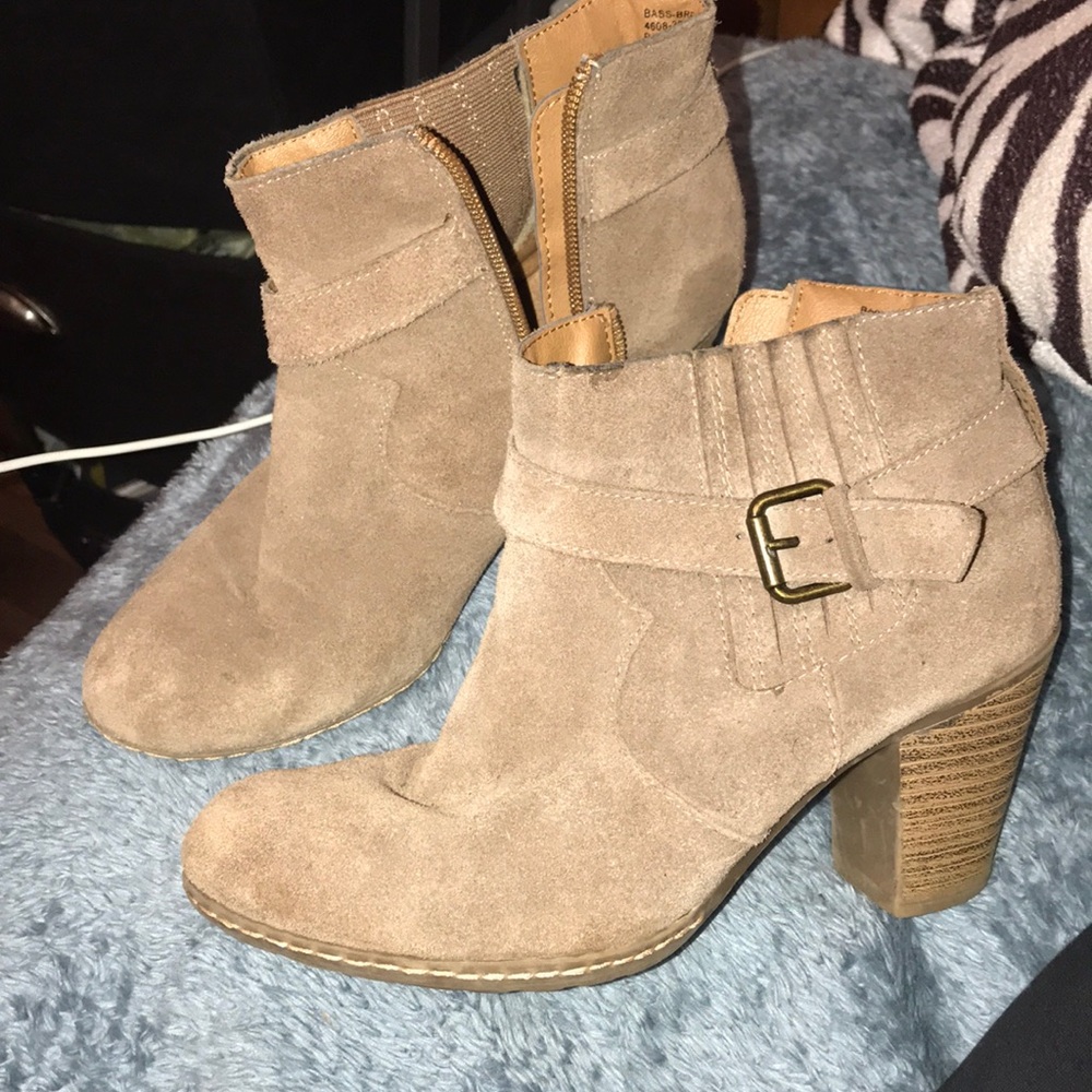 Brown booties